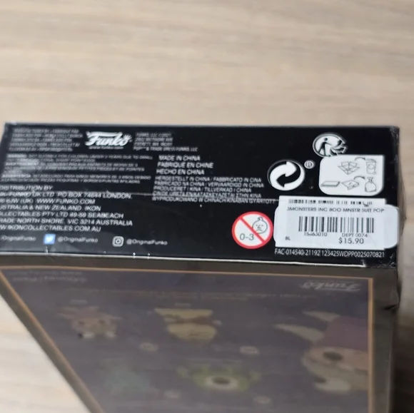 Funko pop large enamel pin disney Pixar boo 09 new - Picture 5 of 5